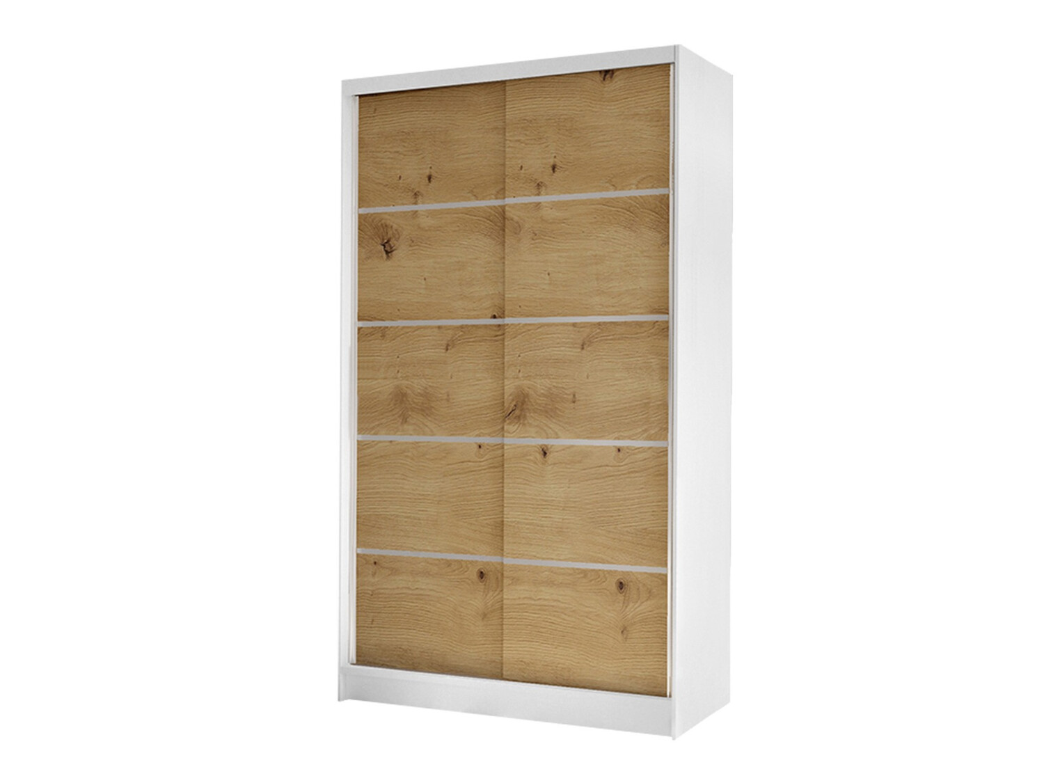 Armadio Closico Fractor IV (Bianco + Rovere Artisan)
