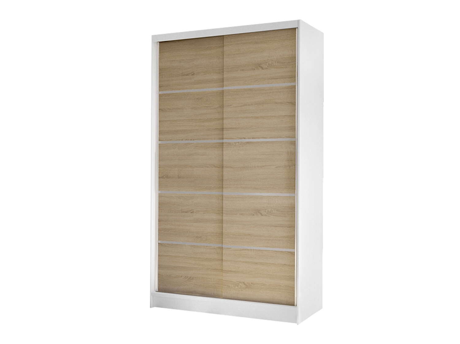 Armadio Closico Fractor IV (Bianco + Sonoma quercia)
