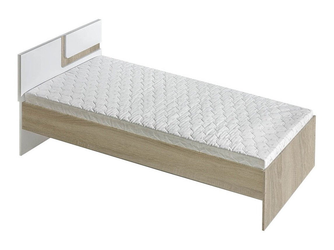 Letto Levtala 112 (Rovere chiaro + Bianco)