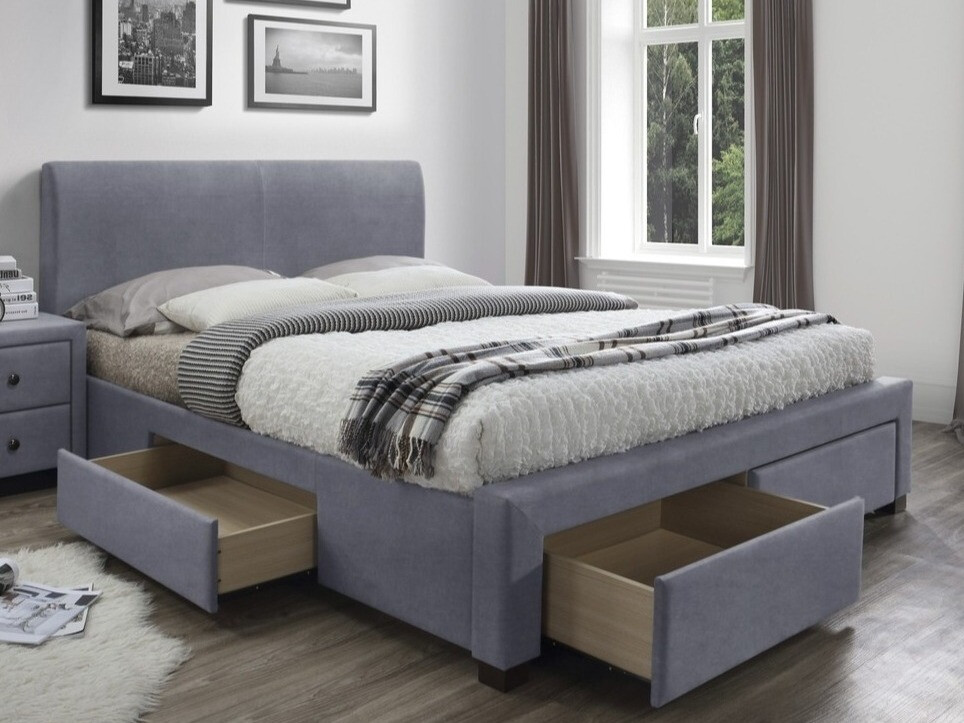 Letto Houston 1084 (Grigio)