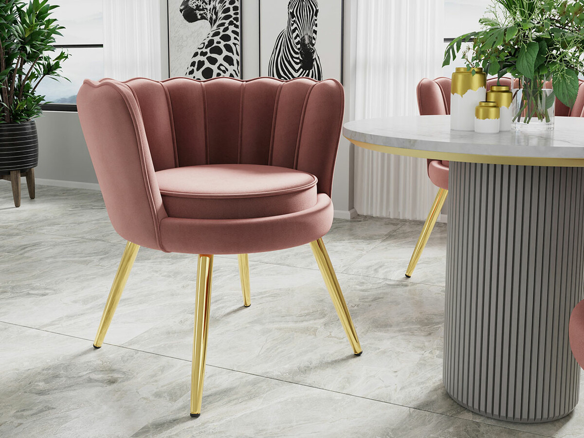 Poltrona Comfivo 319 (Fucsia + D'oro)