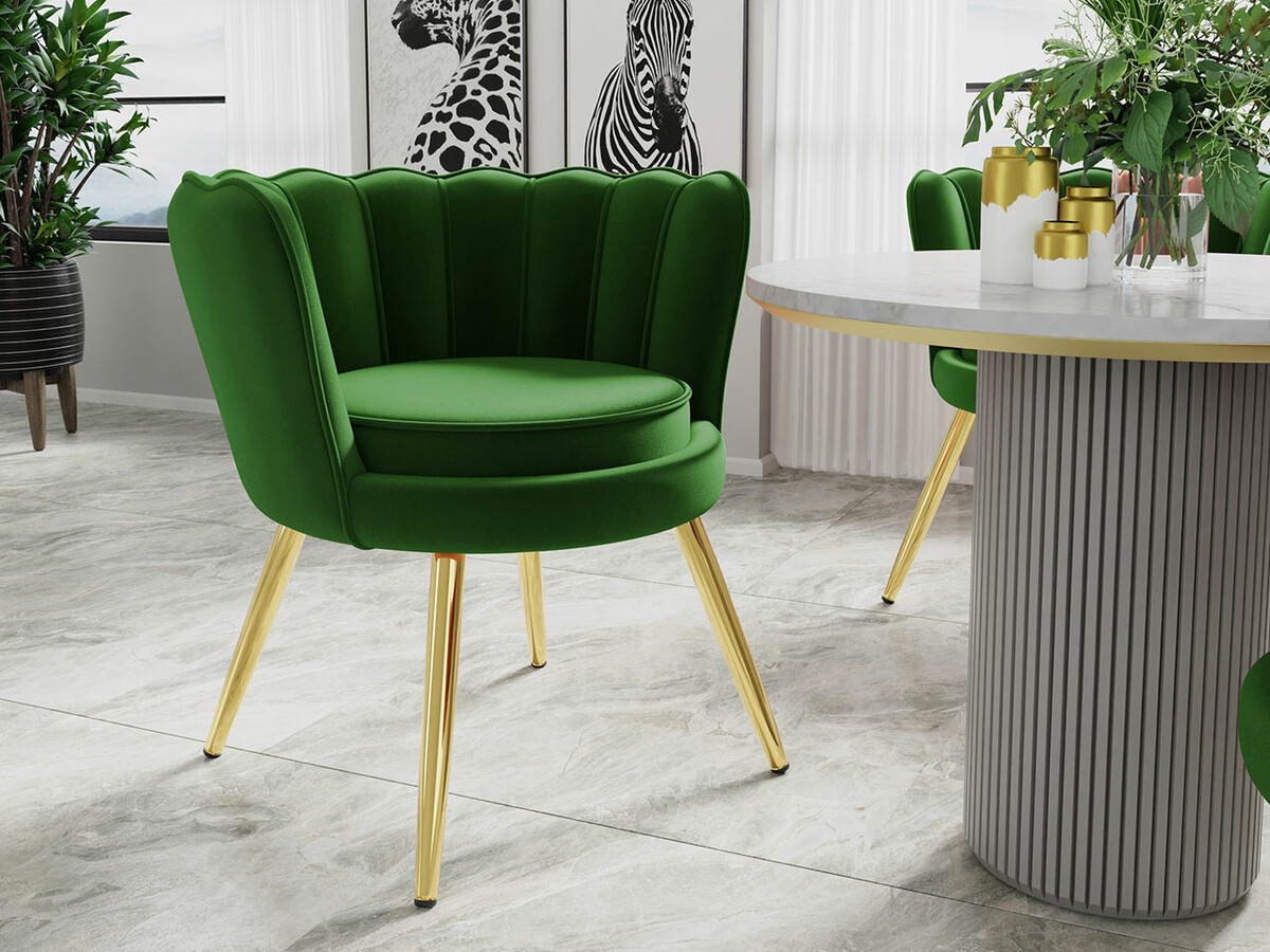 Poltrona Comfivo Univae (Verde + D'oro)