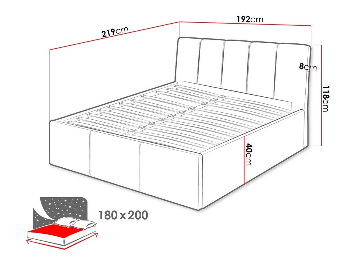 Letto ComfiDream Lumora (Fresh 01)