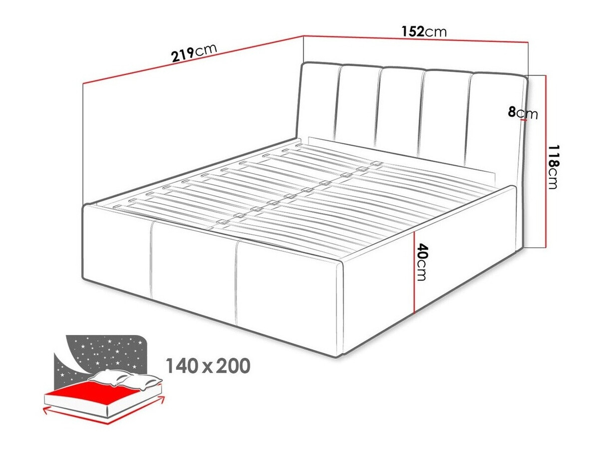 Letto ComfiDream Lumora (Fresh 11)