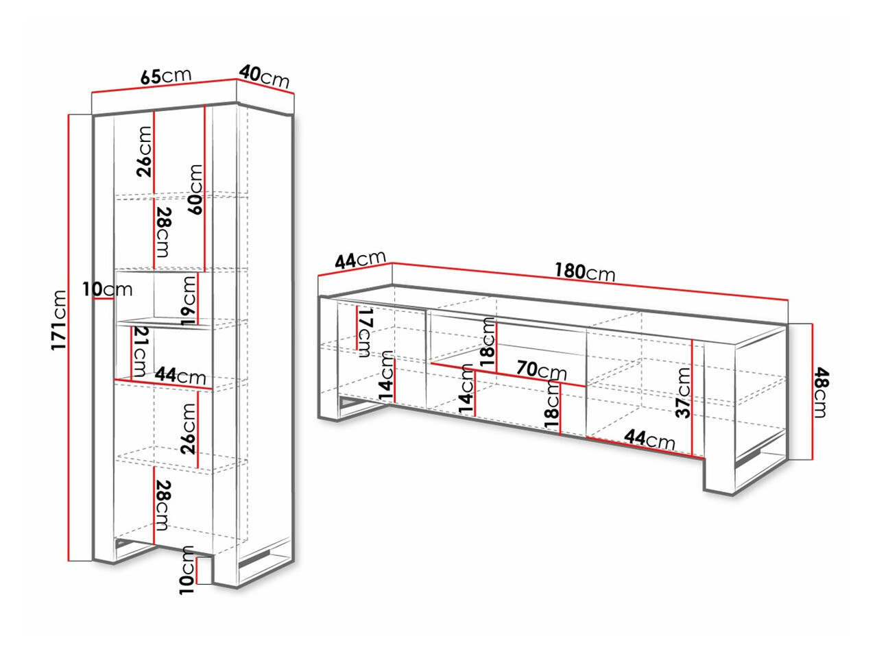 Parete attrezzata Socius