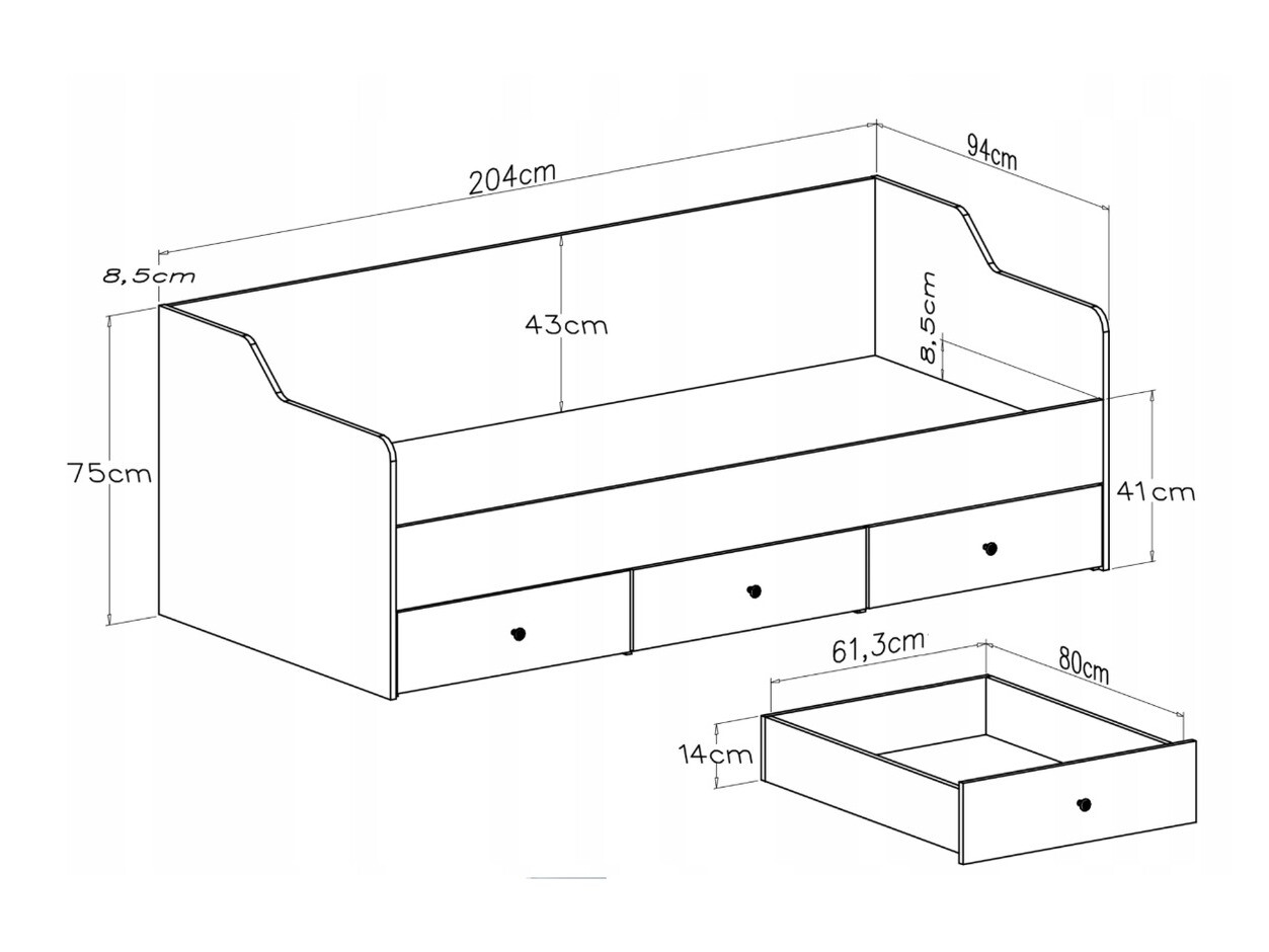 Letto Omaha L111