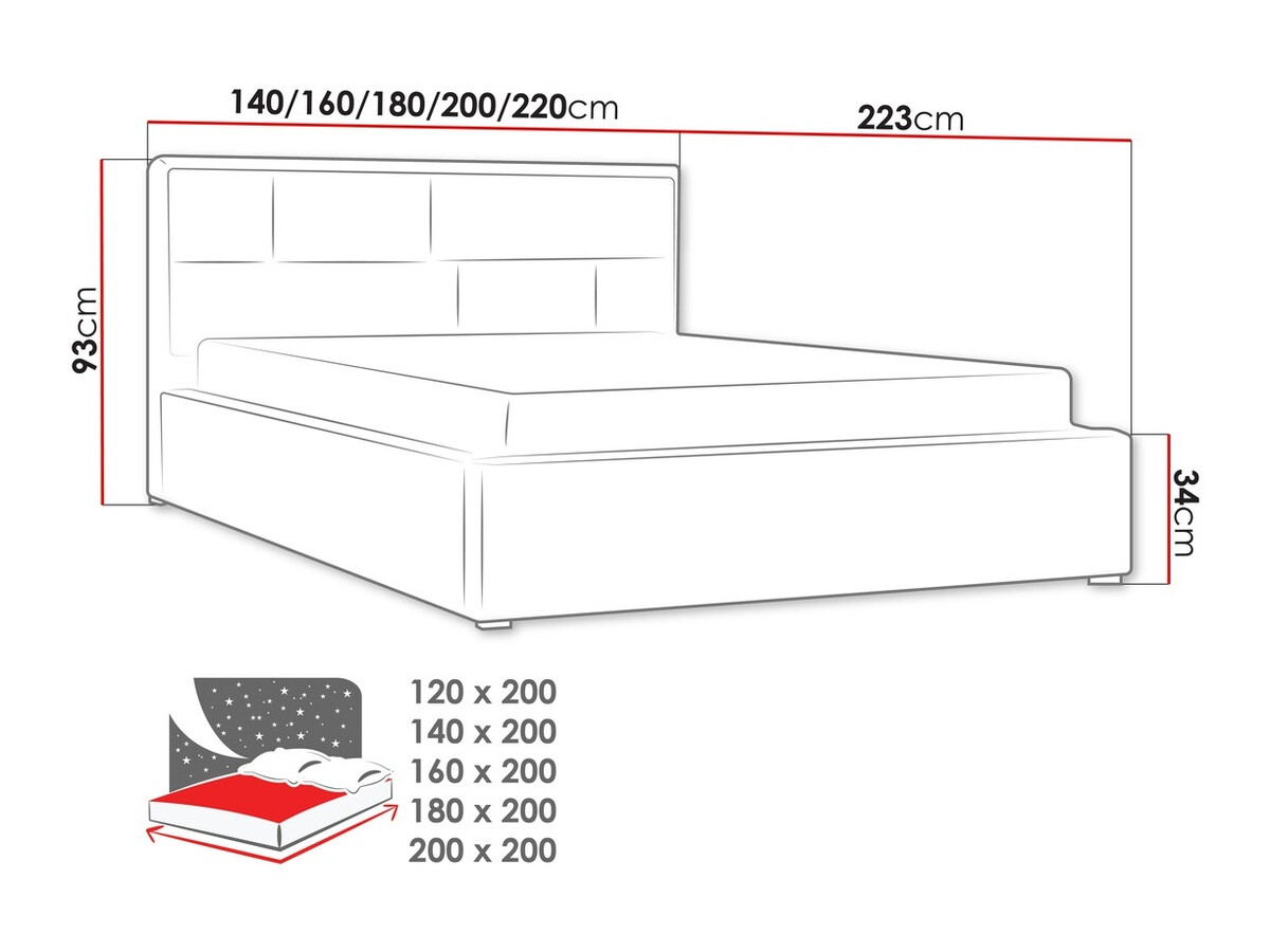 Letto Pomona 105 (Victoria 14 853)