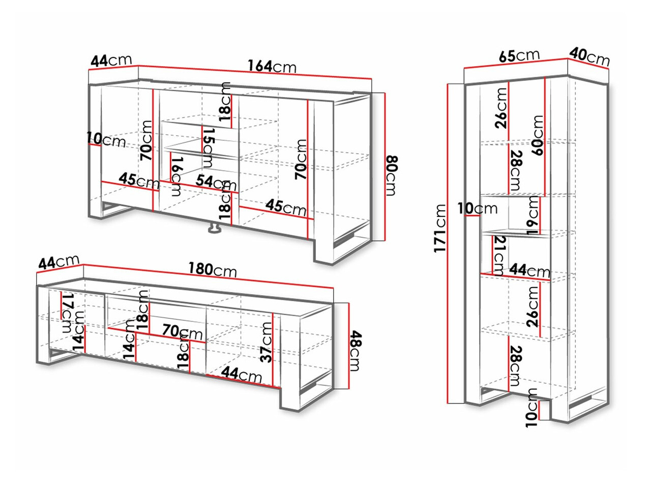 Parete attrezzata Nolvoi 104