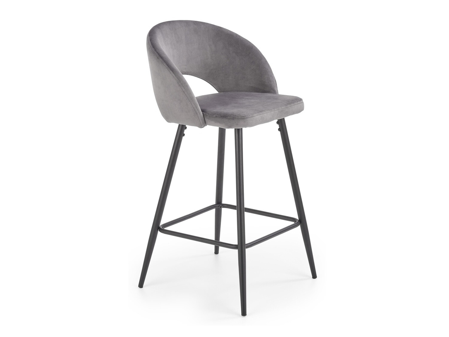 Sgabello da bar Houston 881 (Grigio + Nero)