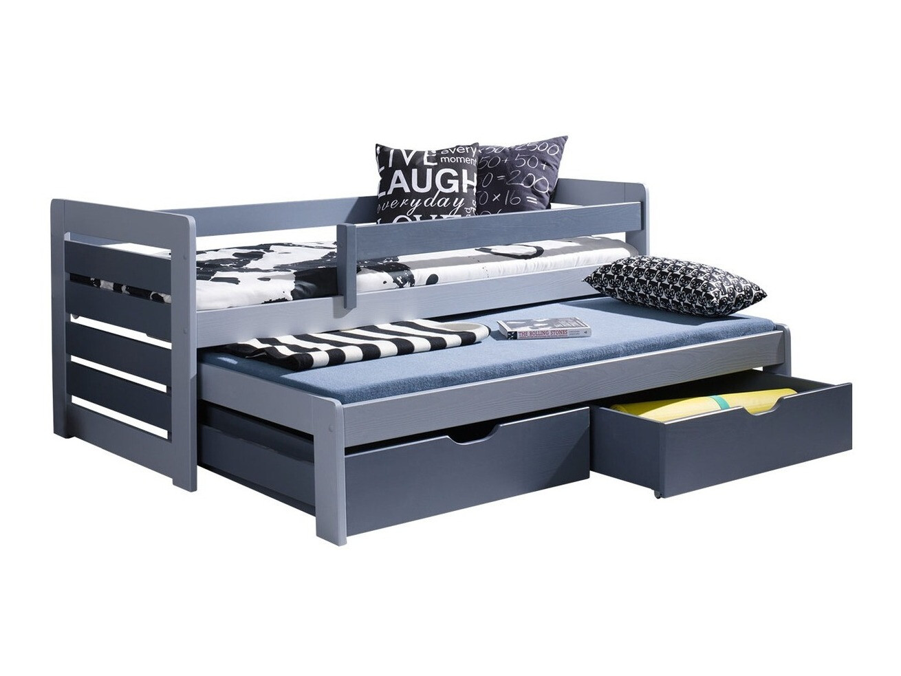 Letto Henderson 128 (Grigio + Grafite)