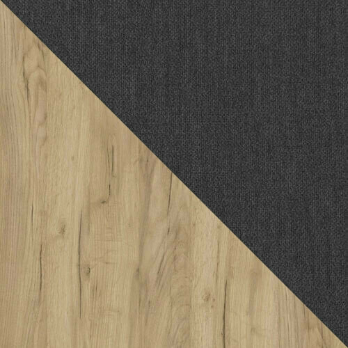Letto continentale ComfiDream Miraena (Quercia dorata + Soro 97)