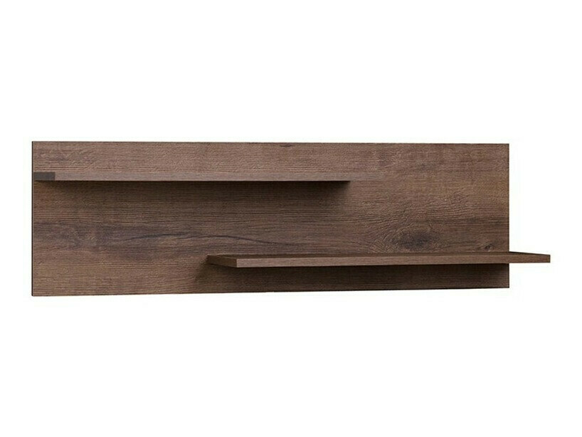 Parete attrezzata Fivelbo 115 (Quercia del Monastery + Nero lucido)