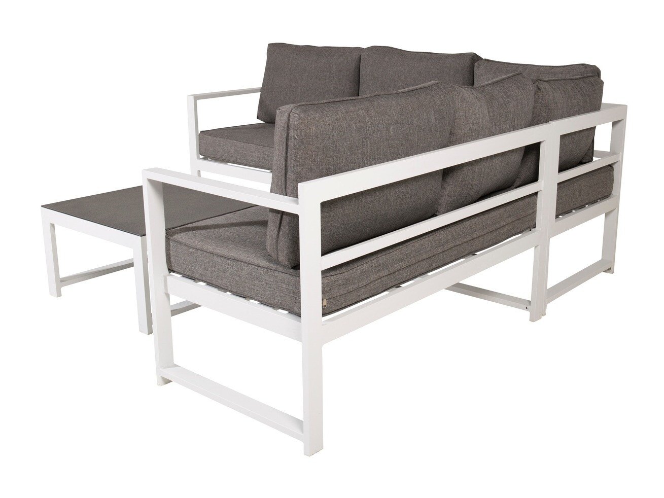 Mobili da giardino Dallas 773 (Bianco + Grigio)