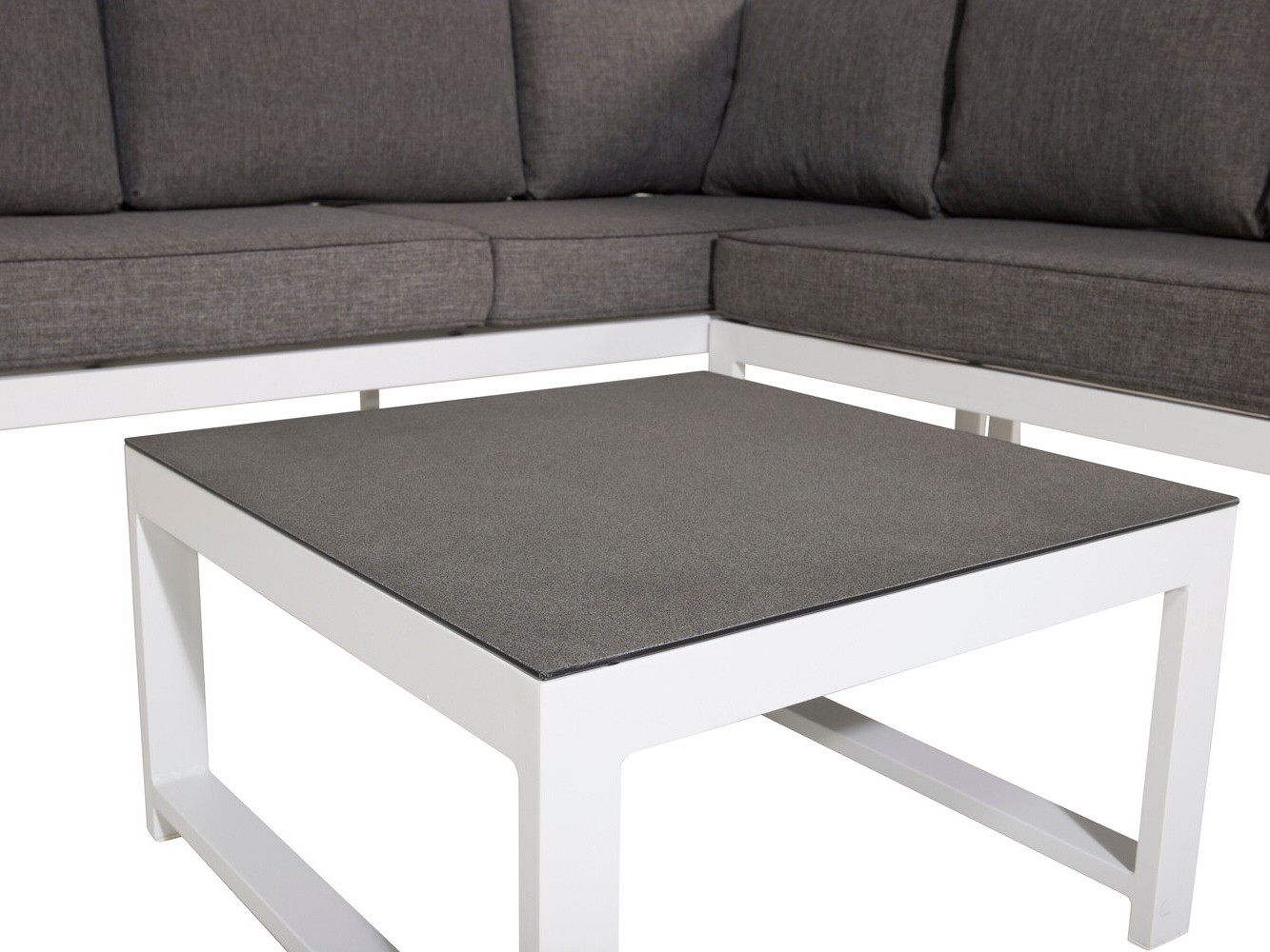 Mobili da giardino Dallas 773 (Bianco + Grigio)