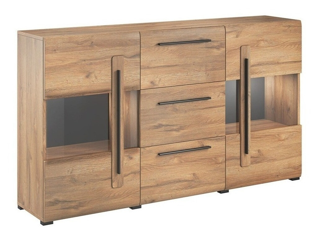 Cassettiera Ophsalu 106 (Nipote di quercia)