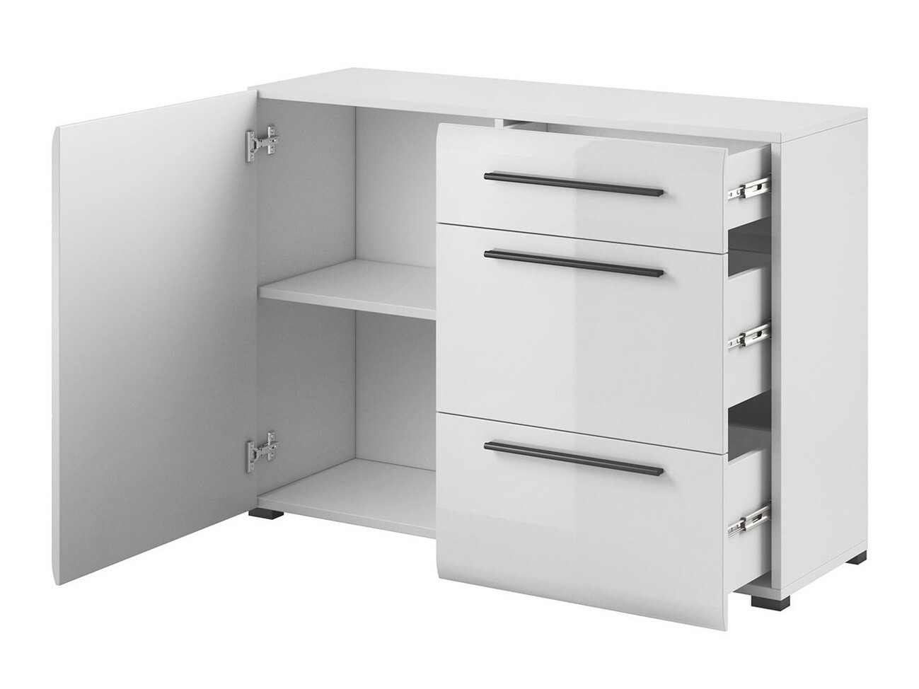 Cassettiera Ophsalu 107 (Nipote di quercia)