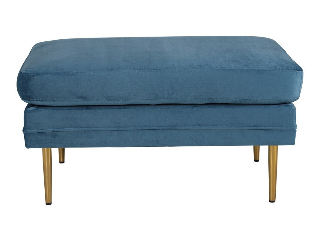 Panca imbottita Dallas 2653 (Blu + D'oro)