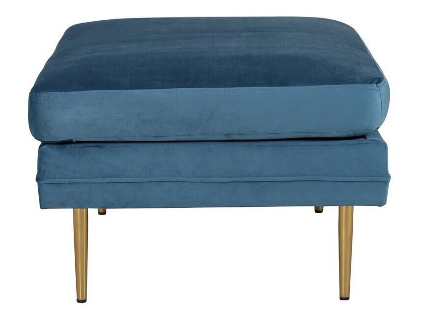 Panca imbottita Dallas 2653 (Blu + D'oro)