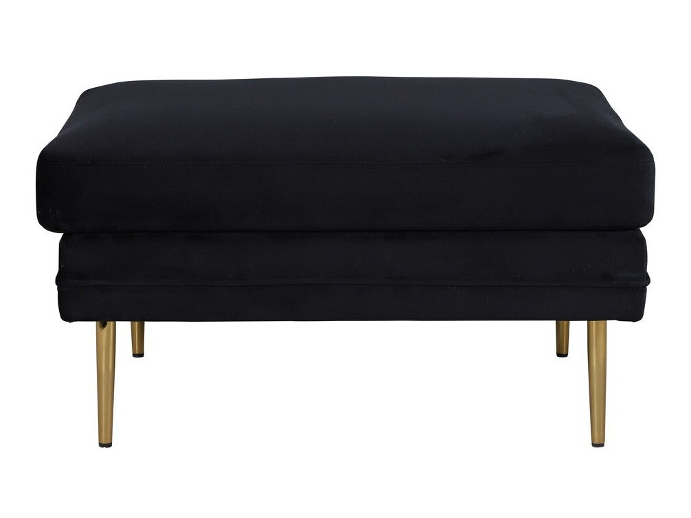 Panca imbottita Dallas 2653 (Nero + D'oro)