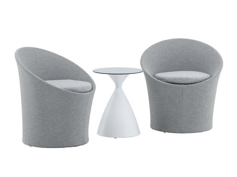 Set balcone Dallas 3118 (Bianco + Nero)