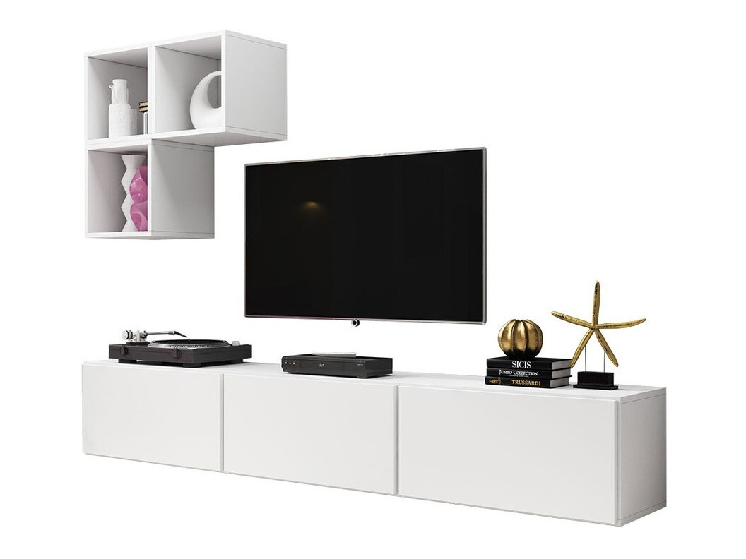 Parete attrezzata Corbele 111 (Bianco)