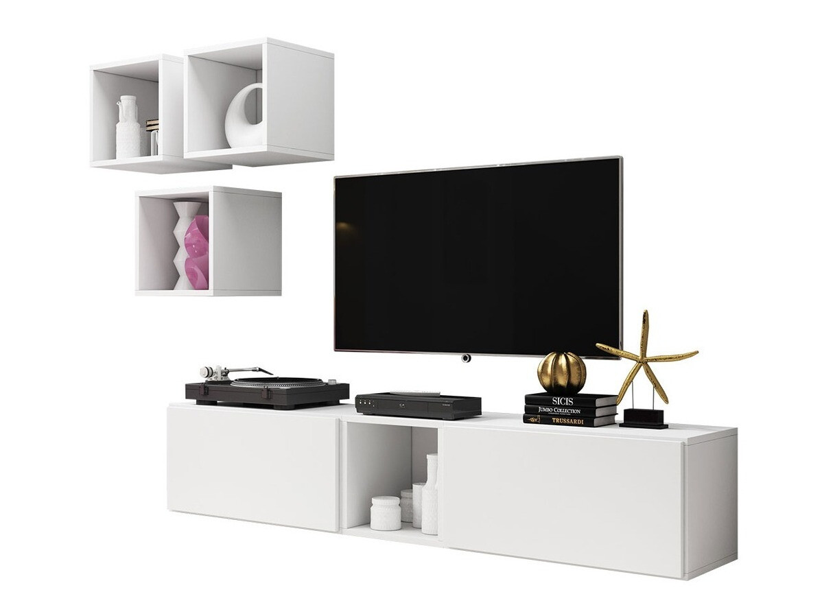 Parete attrezzata Corbele 113 (Bianco)