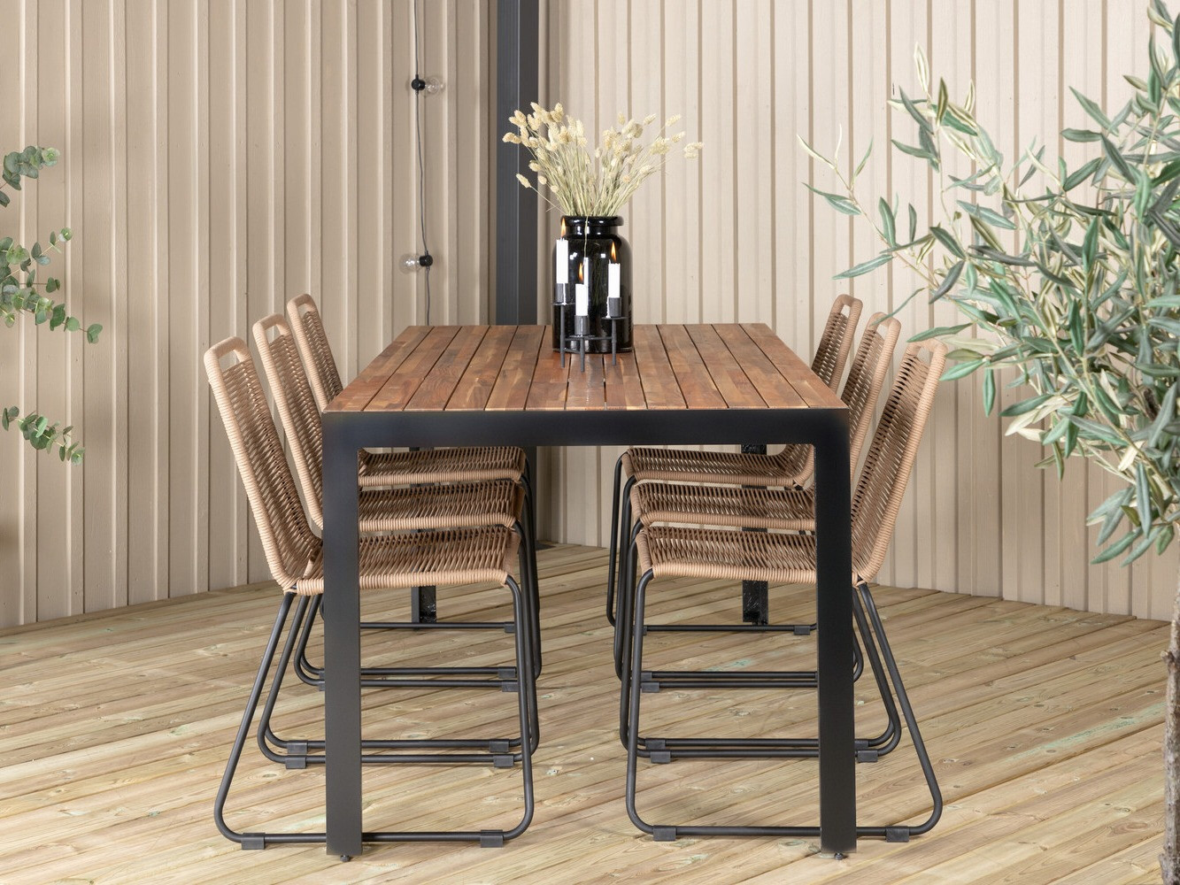 Tavolo e sedie set Dallas 2907