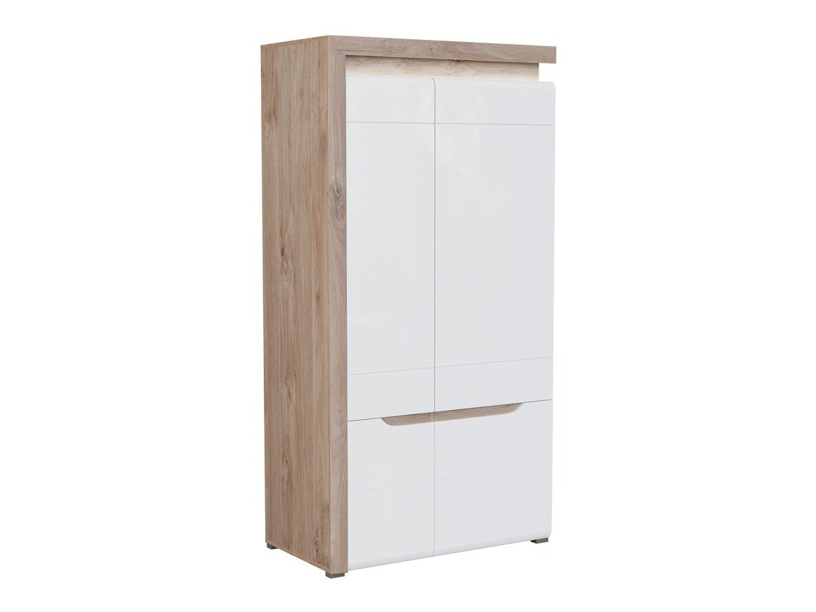 Armadio Revelmi 107 (Quercia + Bianco lucido)