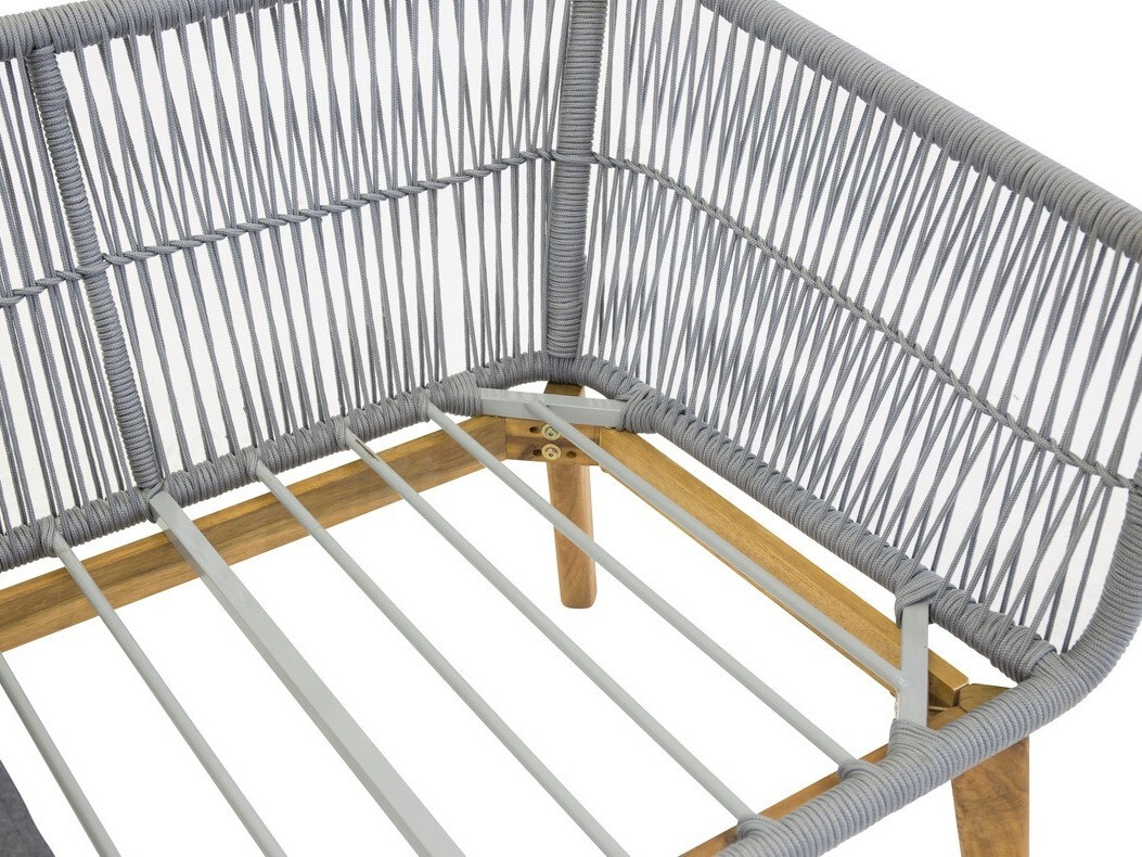 Mobili da giardino Dallas 661 (Grigio + Acacia)