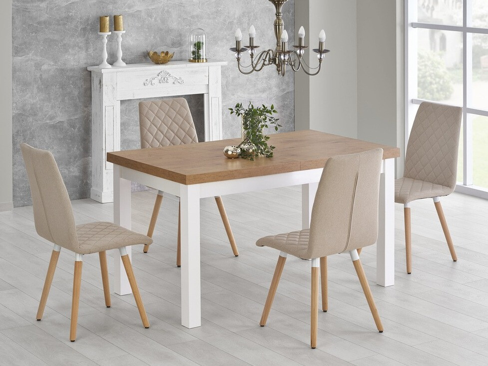 Tavolo Houston 559 (Quercia lancelot + Bianco)