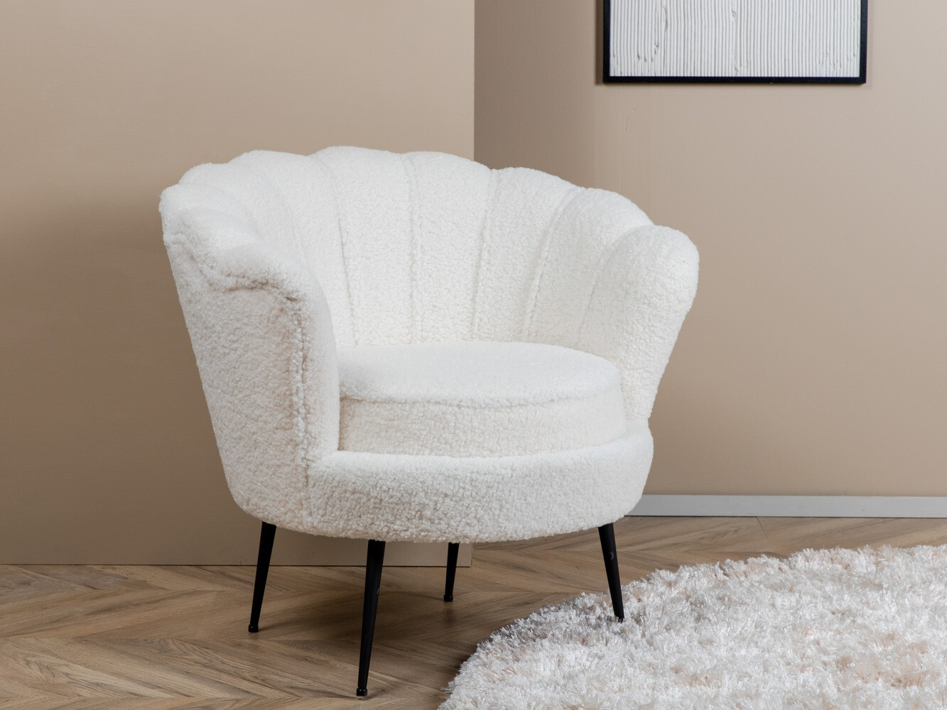 Poltrona Dallas 1705 (Bianco + Nero)