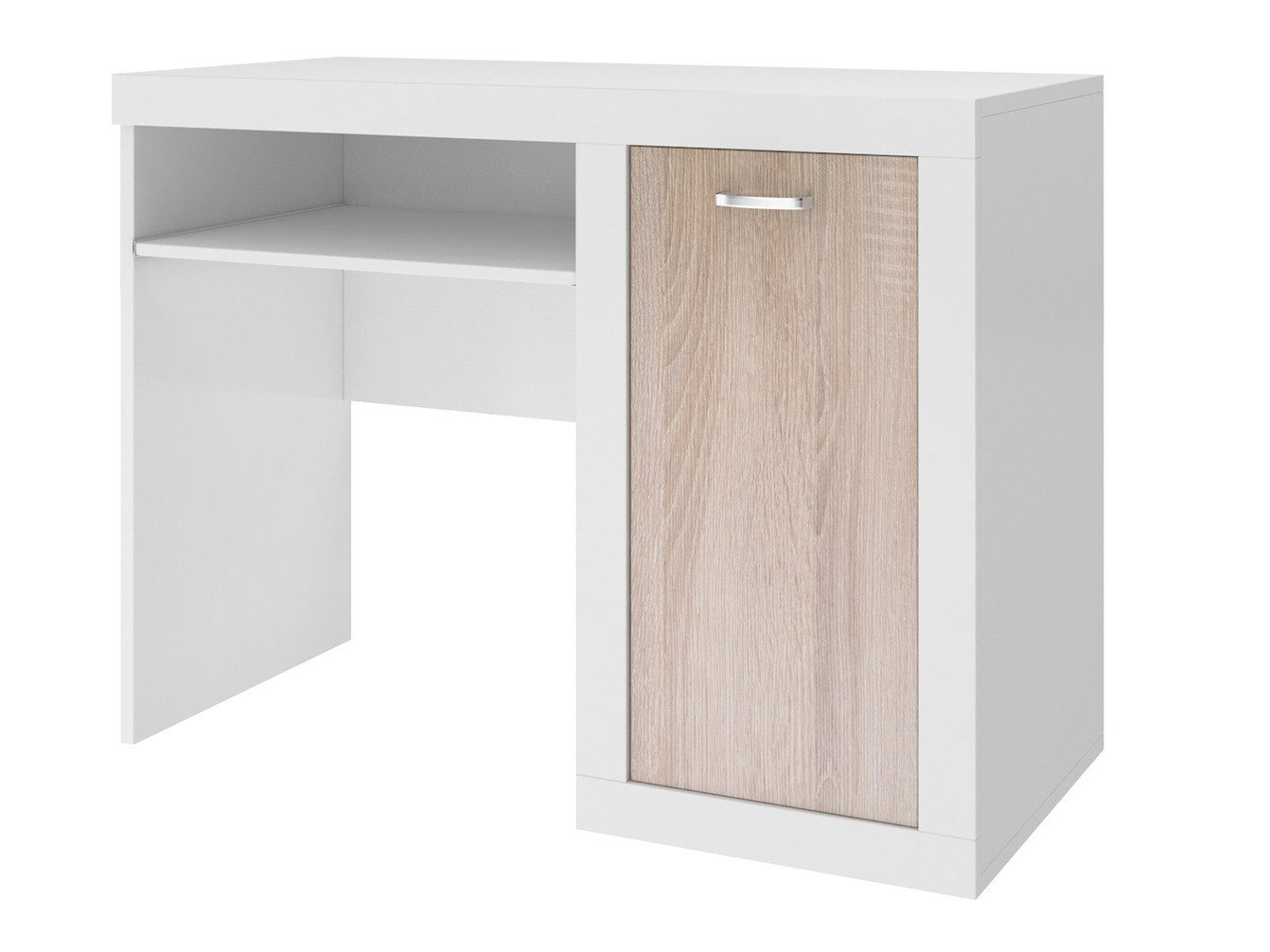Scrivania da ufficio Tentive 102 (Bianco + Sonoma quercia)