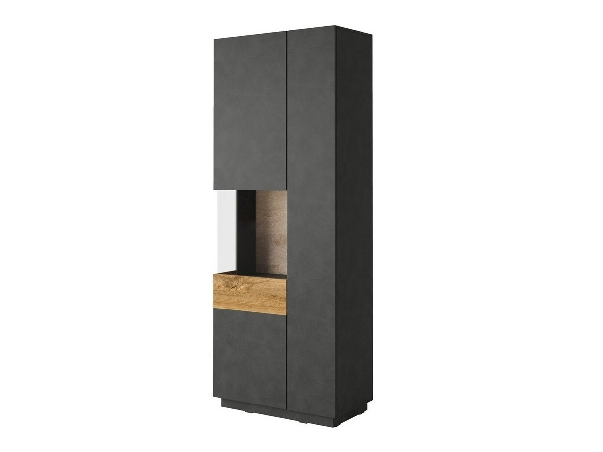 Scaffale Livlore 100 (Matera grigio + Quercia di Wotan)
