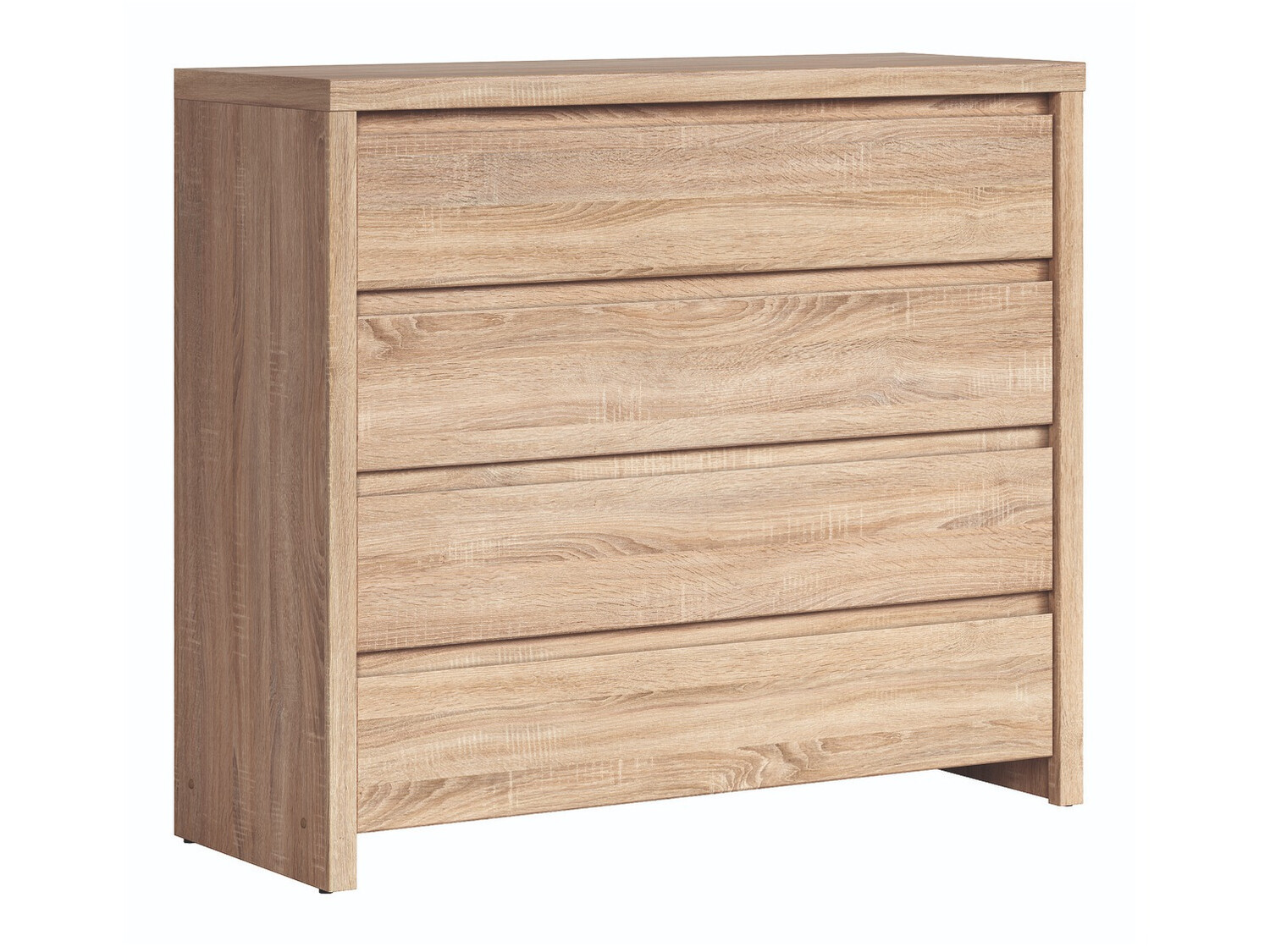 Cassettiera Nolroma 105 (Bianco + Sonoma quercia)