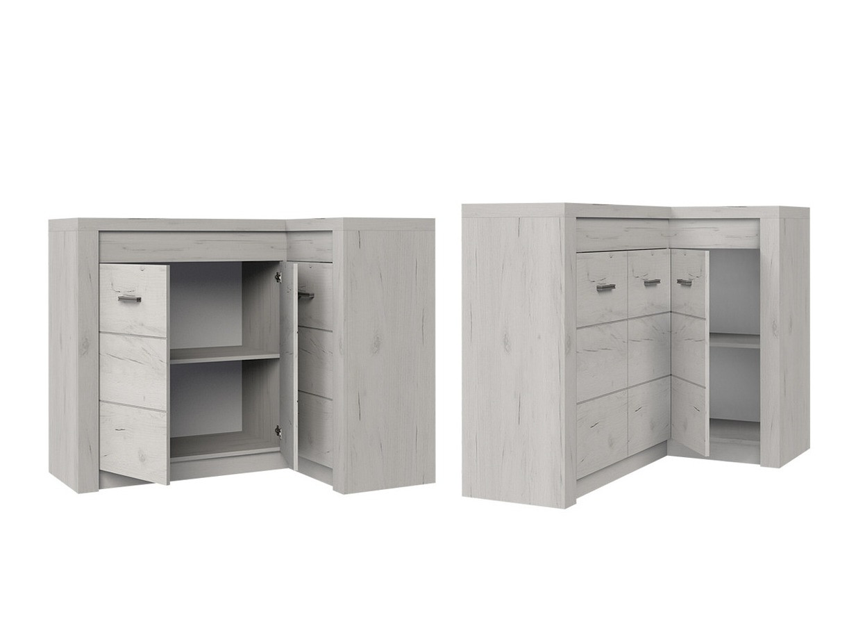 Parete attrezzata Serfeno 121 (Cenere scuro)