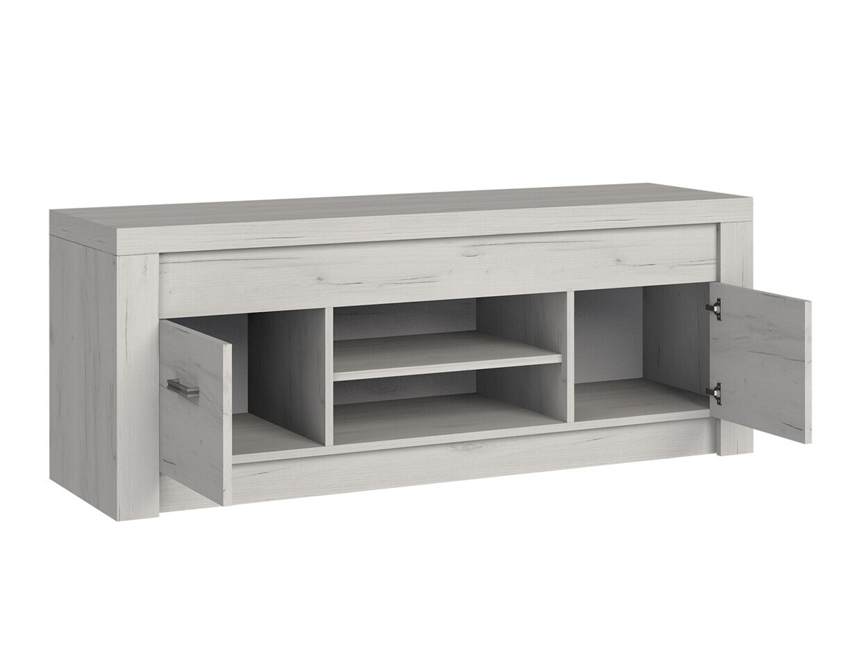 Parete attrezzata Serfeno 122 (Cenere scuro)