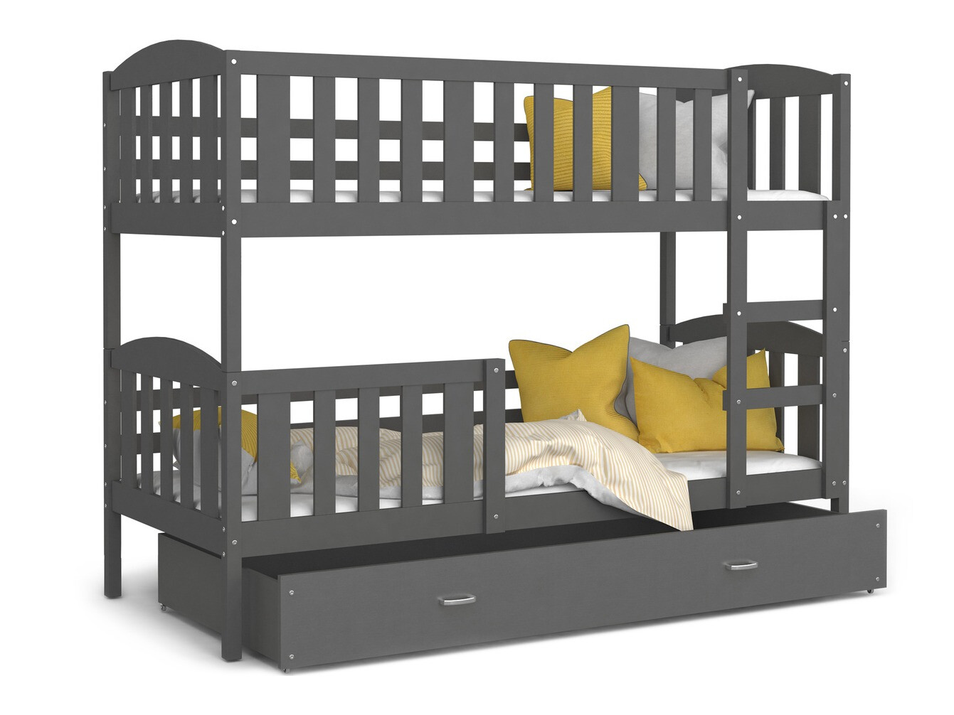 Letto a castello Aurora 104 (Grigio)