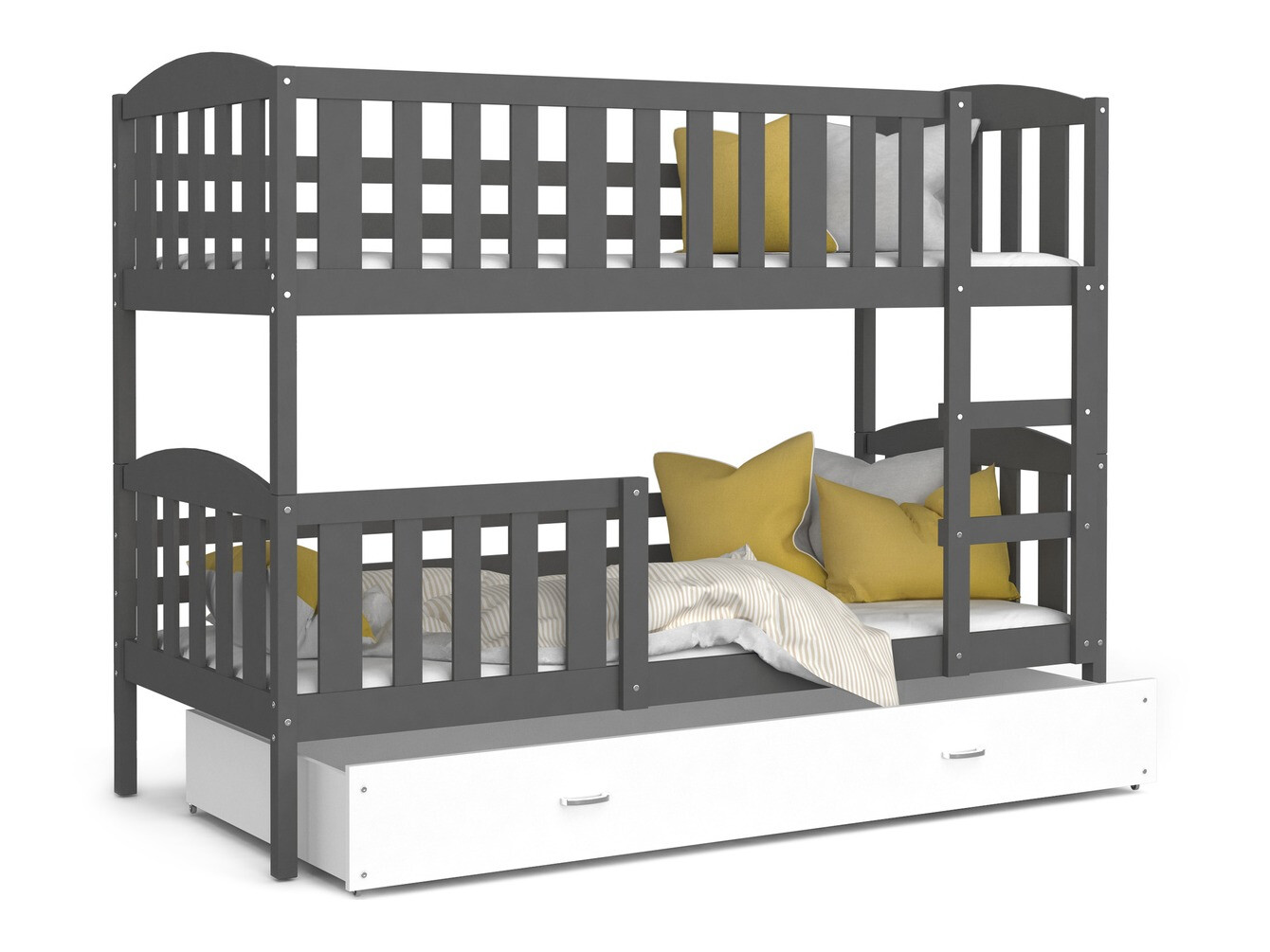Letto a castello Aurora 107 (Grigio)