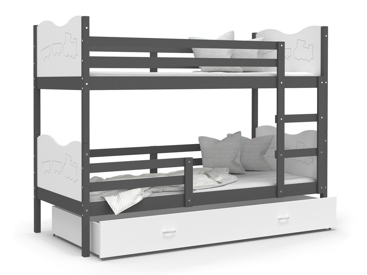 Letto a castello Aurora 111 (Bianco)