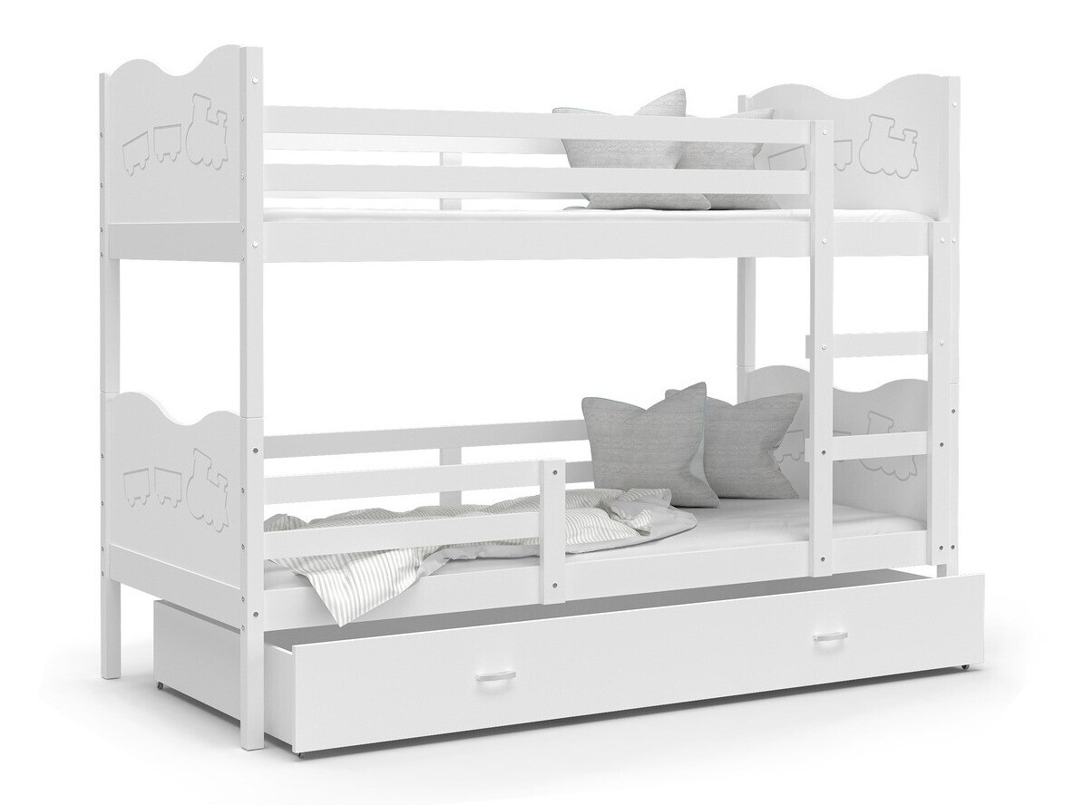 Letto a castello Aurora 112 (Bianco)