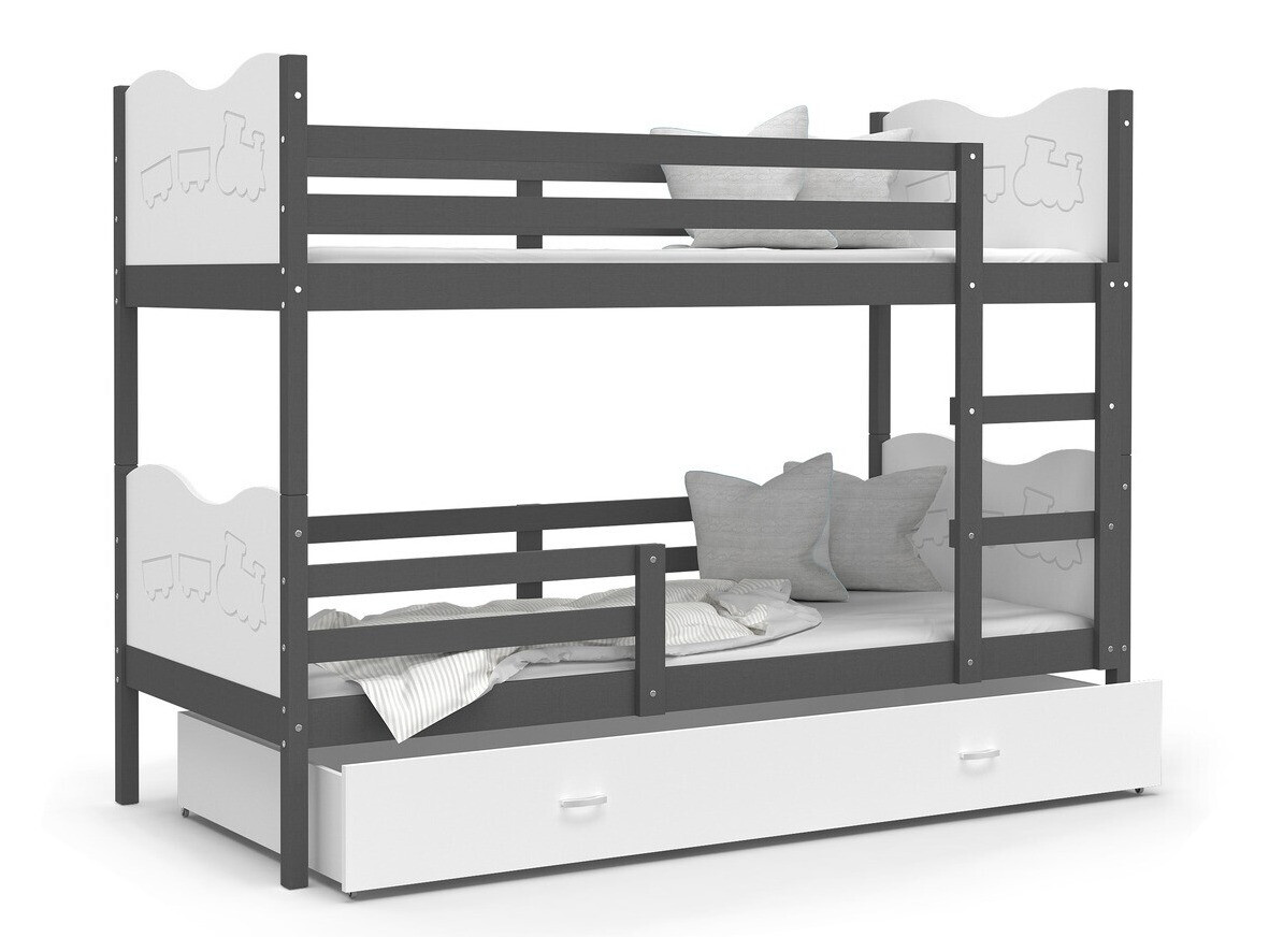 Letto a castello Aurora 112 (Bianco)