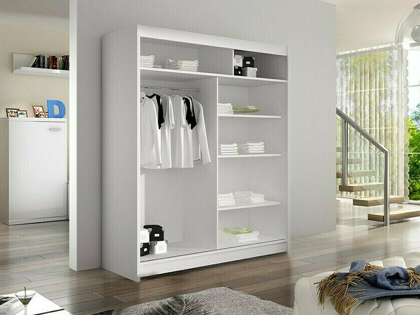 Armadio Closico Vastor I (Bianco + Rovere Artisan)