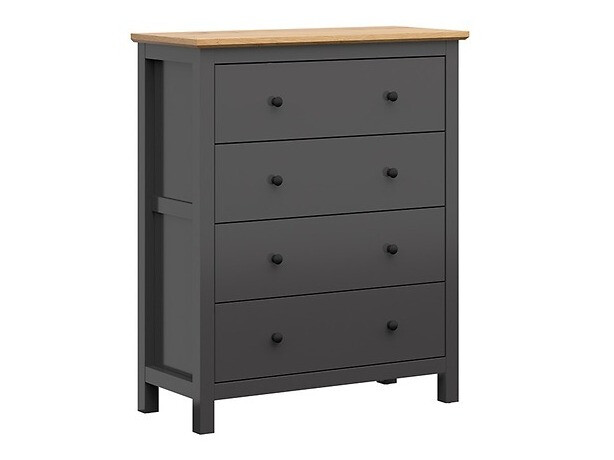 Cassettiera Sordoro 104 (Grafite + Rovere Artisan)