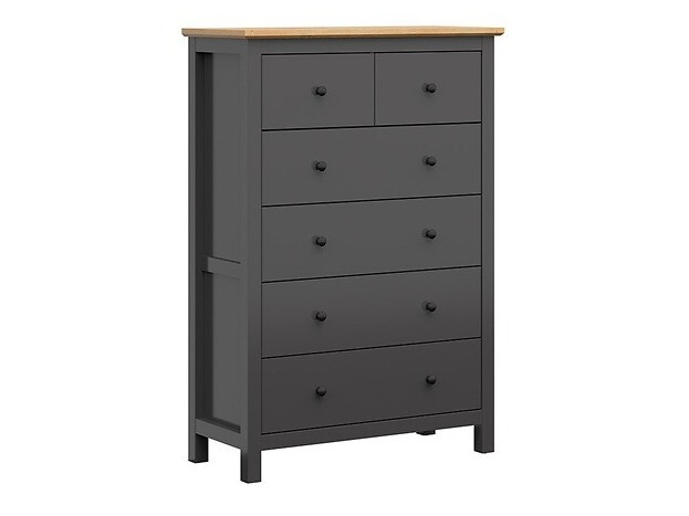 Cassettiera Sordoro 105 (Grafite + Rovere Artisan)