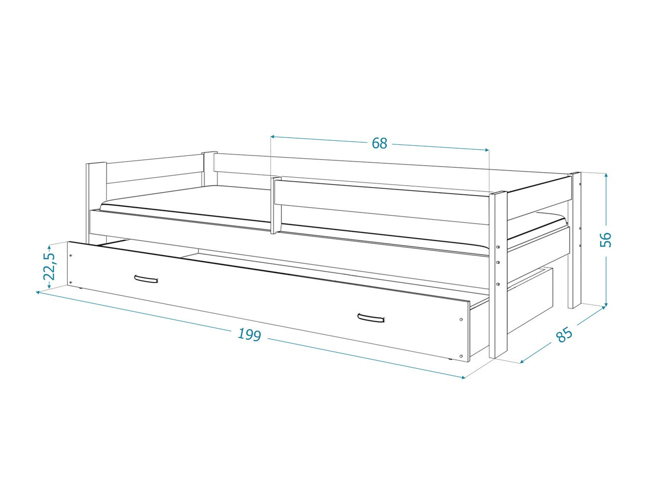 Letto Aurora 125