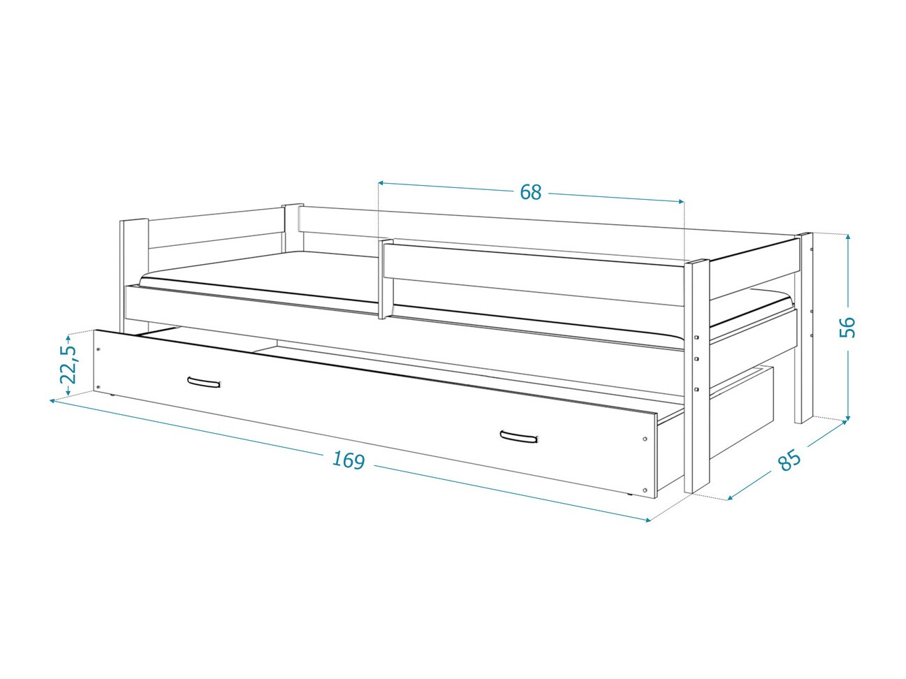 Letto Aurora 125
