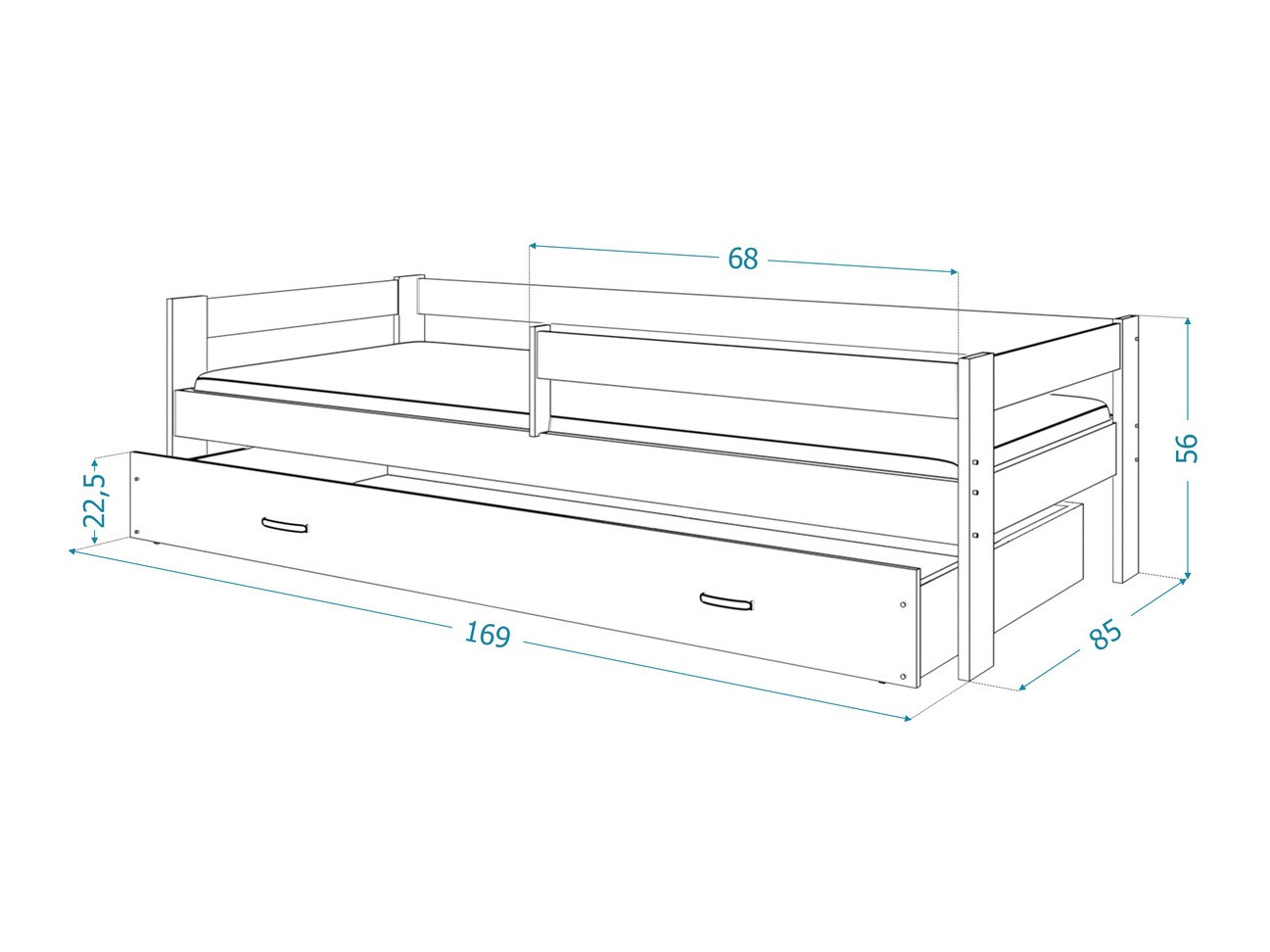 Letto Aurora 125