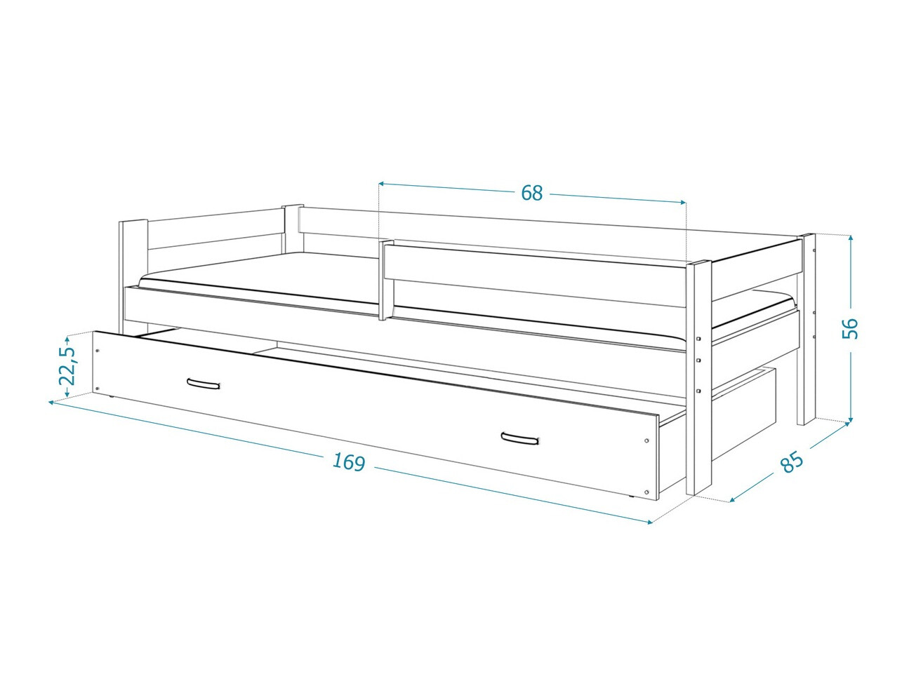 Letto Aurora 125