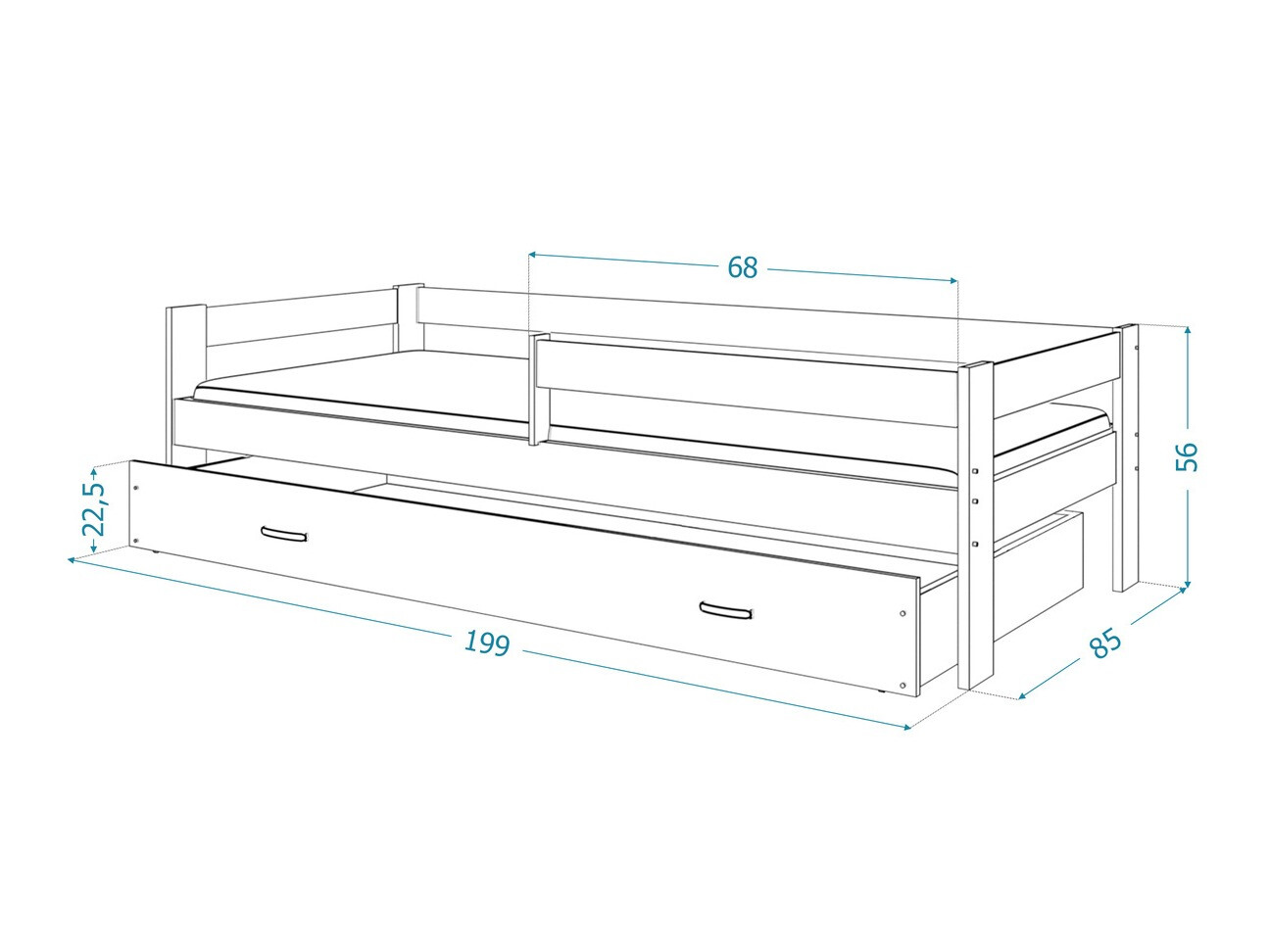 Letto Aurora 125
