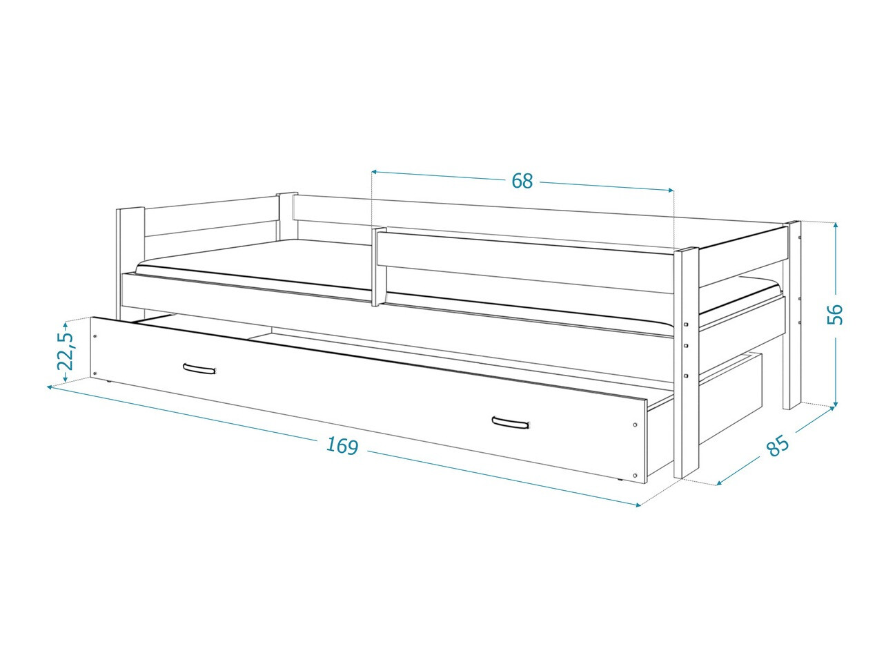 Letto Aurora 125
